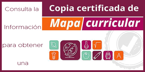 Copia certificada de Mapa Curricular